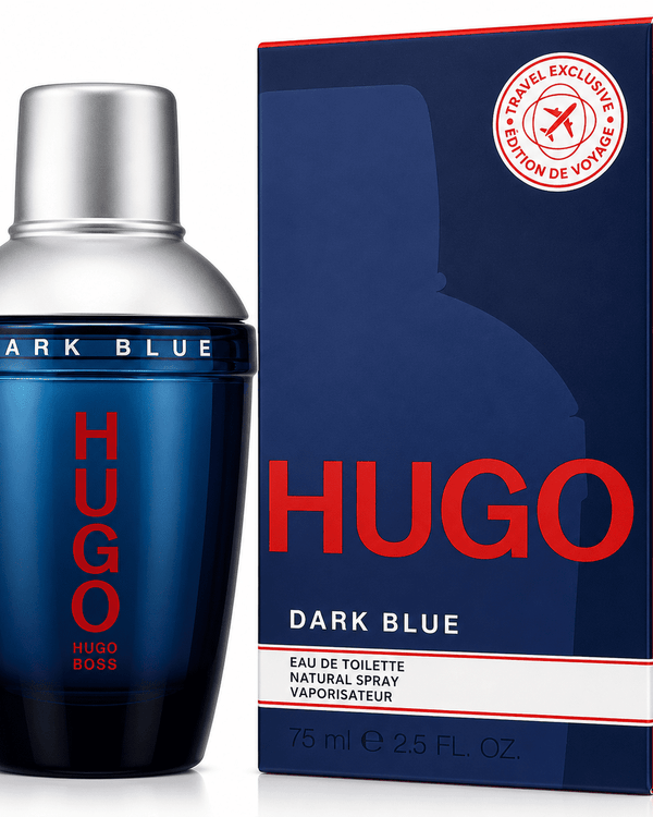 Hugo Boss Dark Blue Eau de Toilette Spray for Men 2.5 Oz