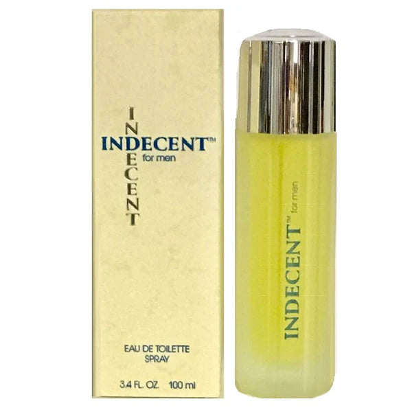Indecent Eau de Toilette EDT Spray 3.4 oz 100 ml for Men | Fresh Spicy Woody Fragrance