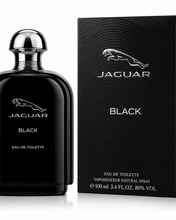 Jaguar Black Eau de Toilette for Men 3.4 Oz