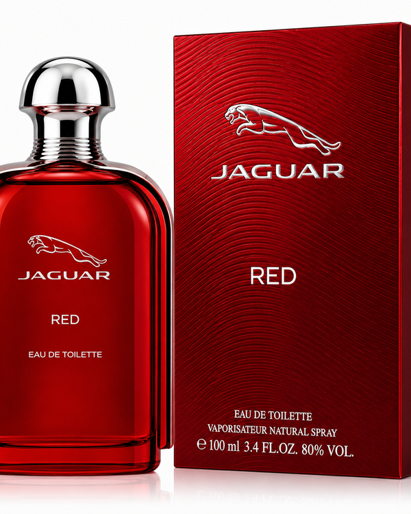 Jaguar Red Eau de Toilette for Men 3.4 Oz