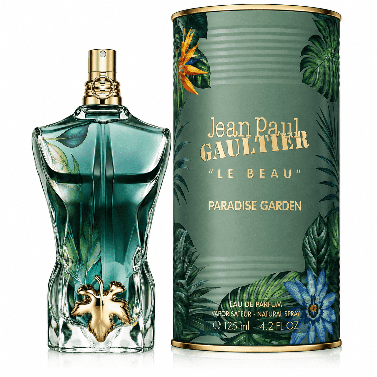 Jean Paul Gaultier Le Beau Paradise Garden Eau de Parfum for Men 4.2 Oz
