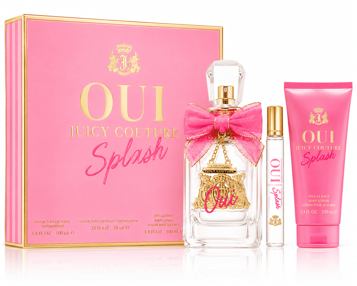 Juicy Couture Oui Splash Fragrance 3-Piece Gift Set for Women