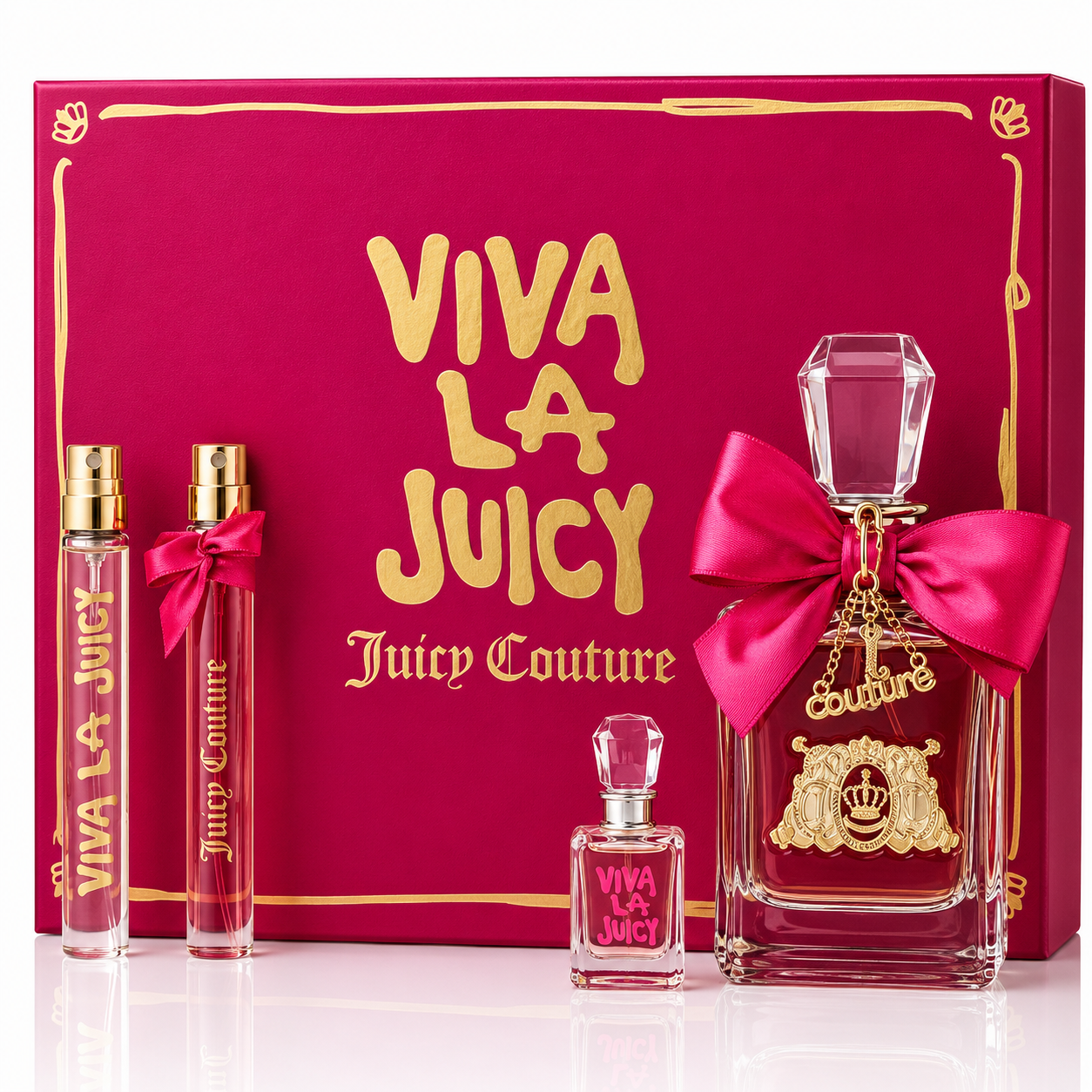 Juicy Couture Viva La Juicy EDP Gift Set for Women 4-Piece 