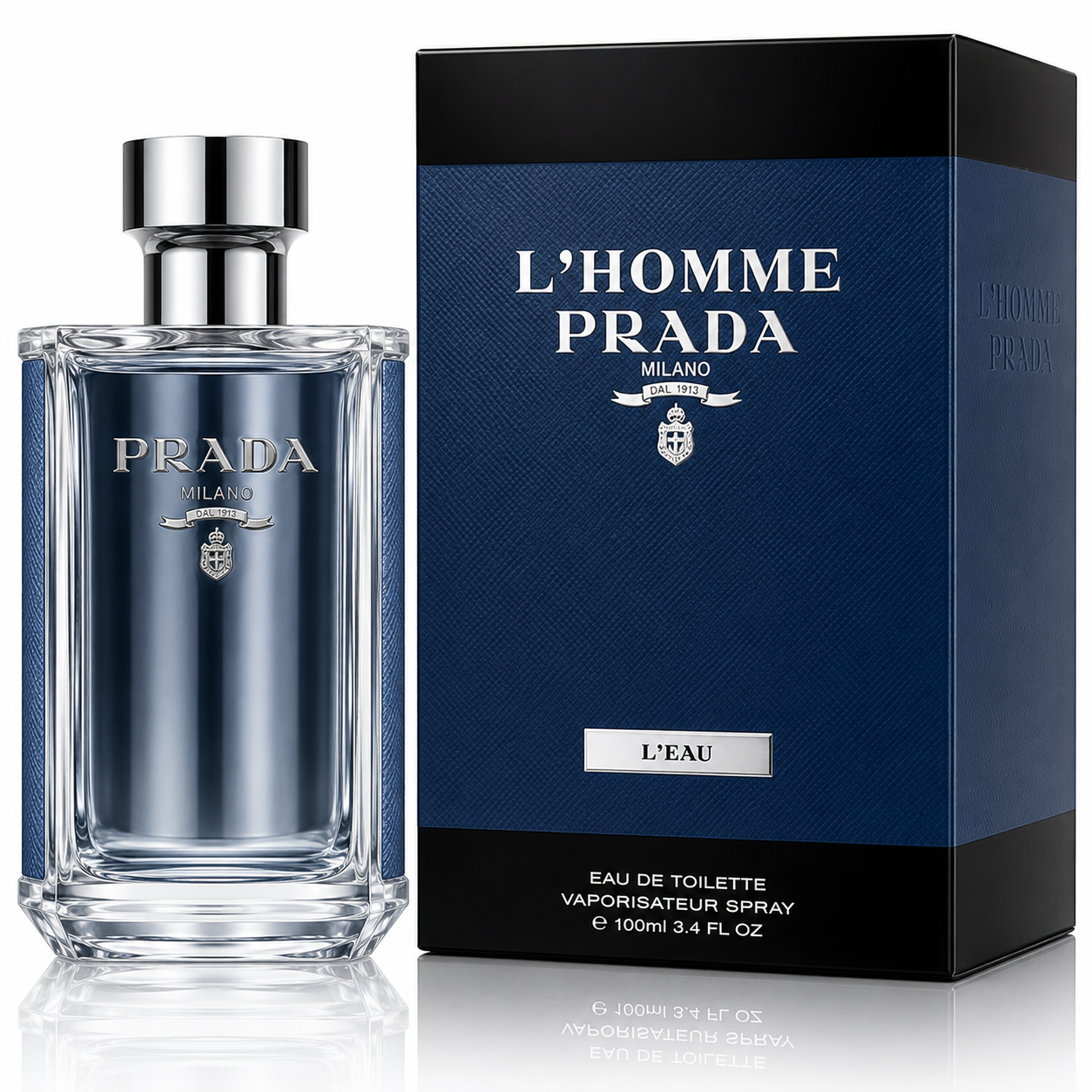 L’Homme L’Eau by Prada EDT Spray for Men 3.4 Oz 