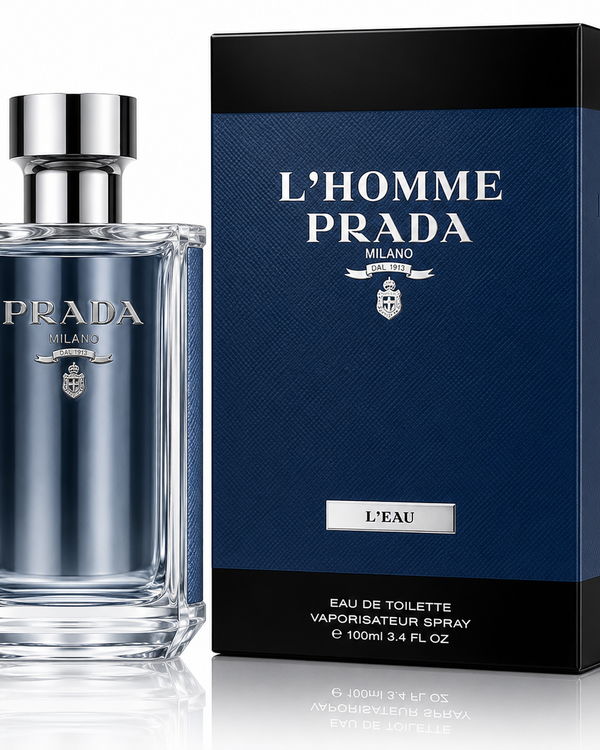 L’Homme L’Eau by Prada EDT Spray for Men 3.4 Oz 