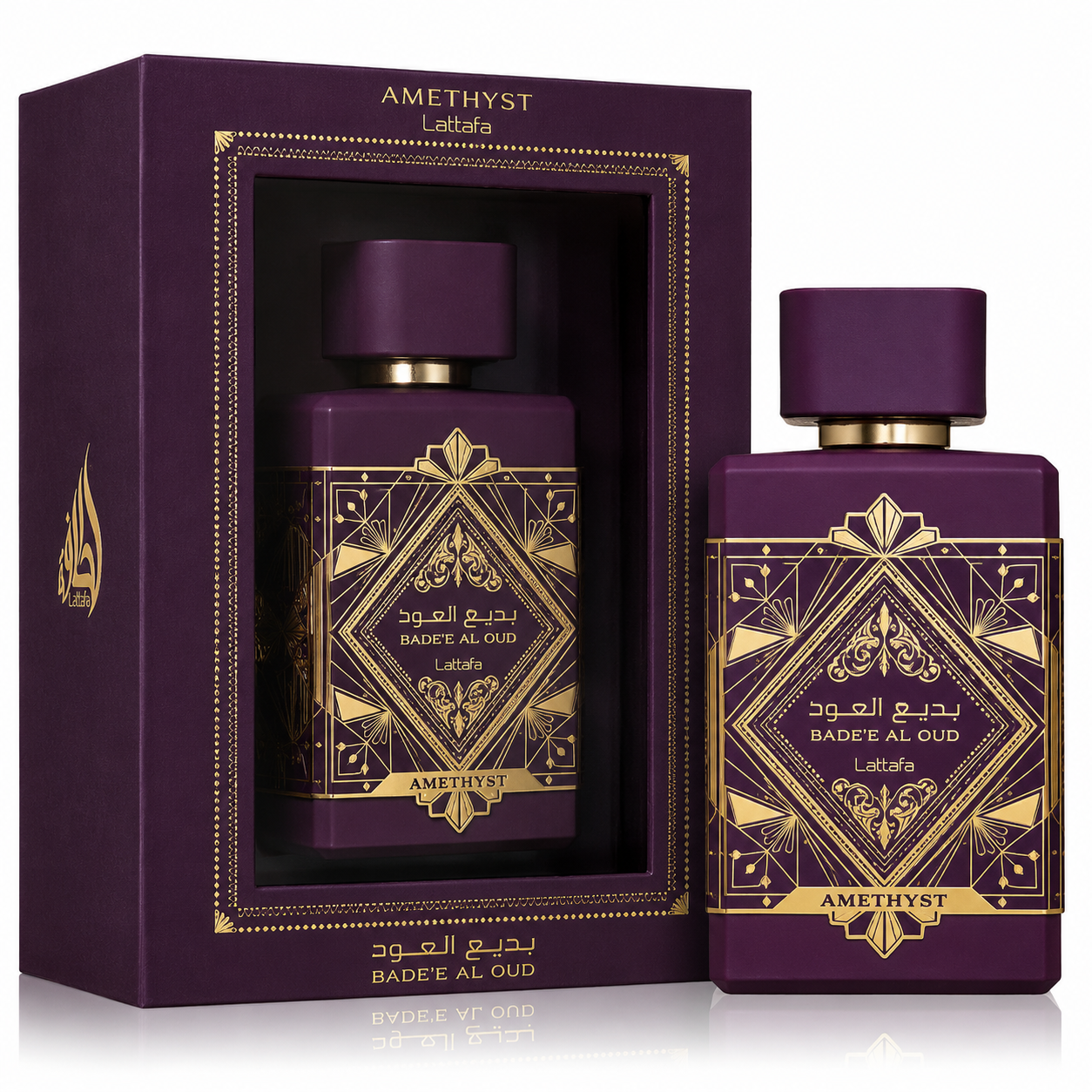 Lattafa Bade’e Al Oud Amethyst EDP Unisex 3.4 Oz