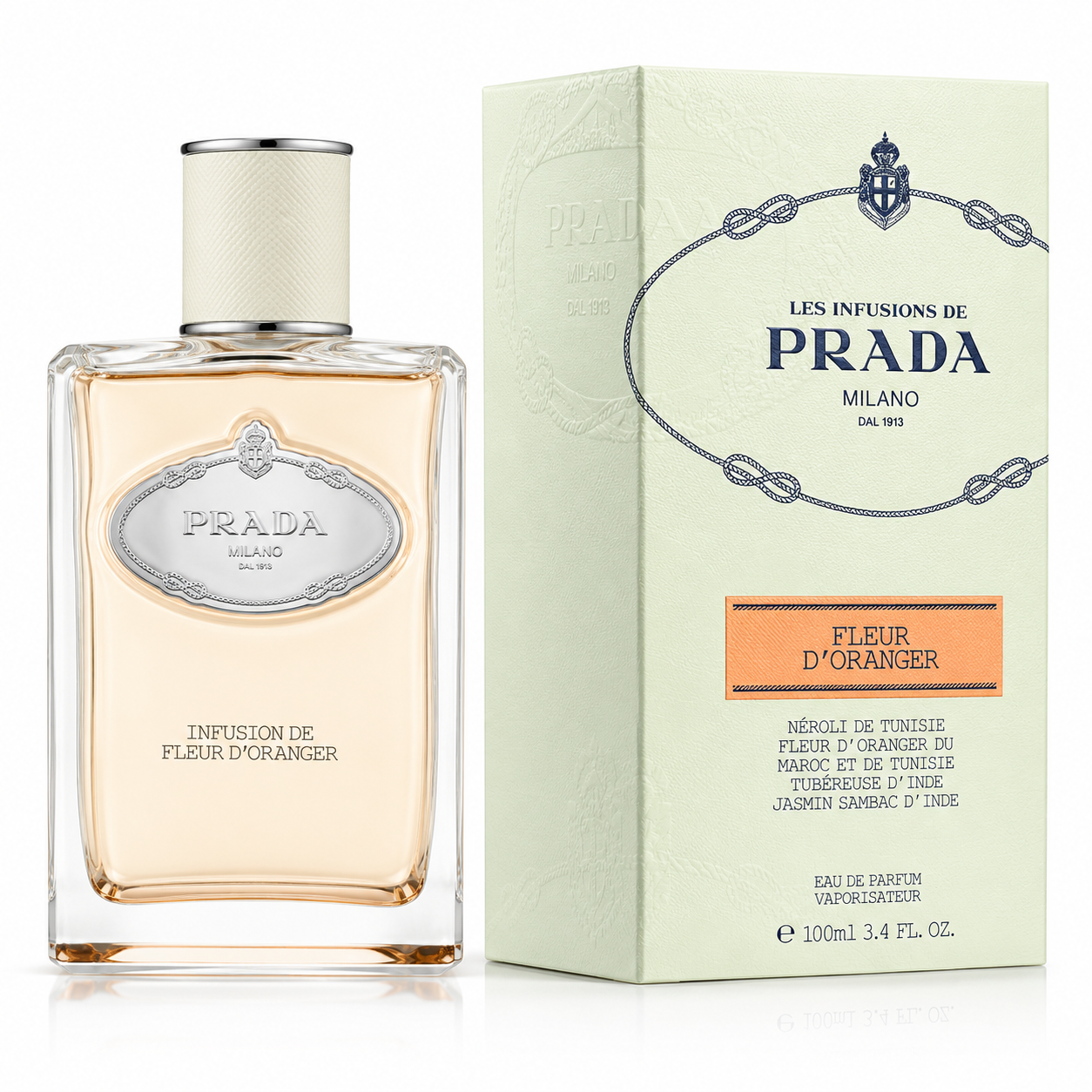 Les Infusions de Fleur d’Oranger by Prada Eau de Parfum for Women 3.4 Oz