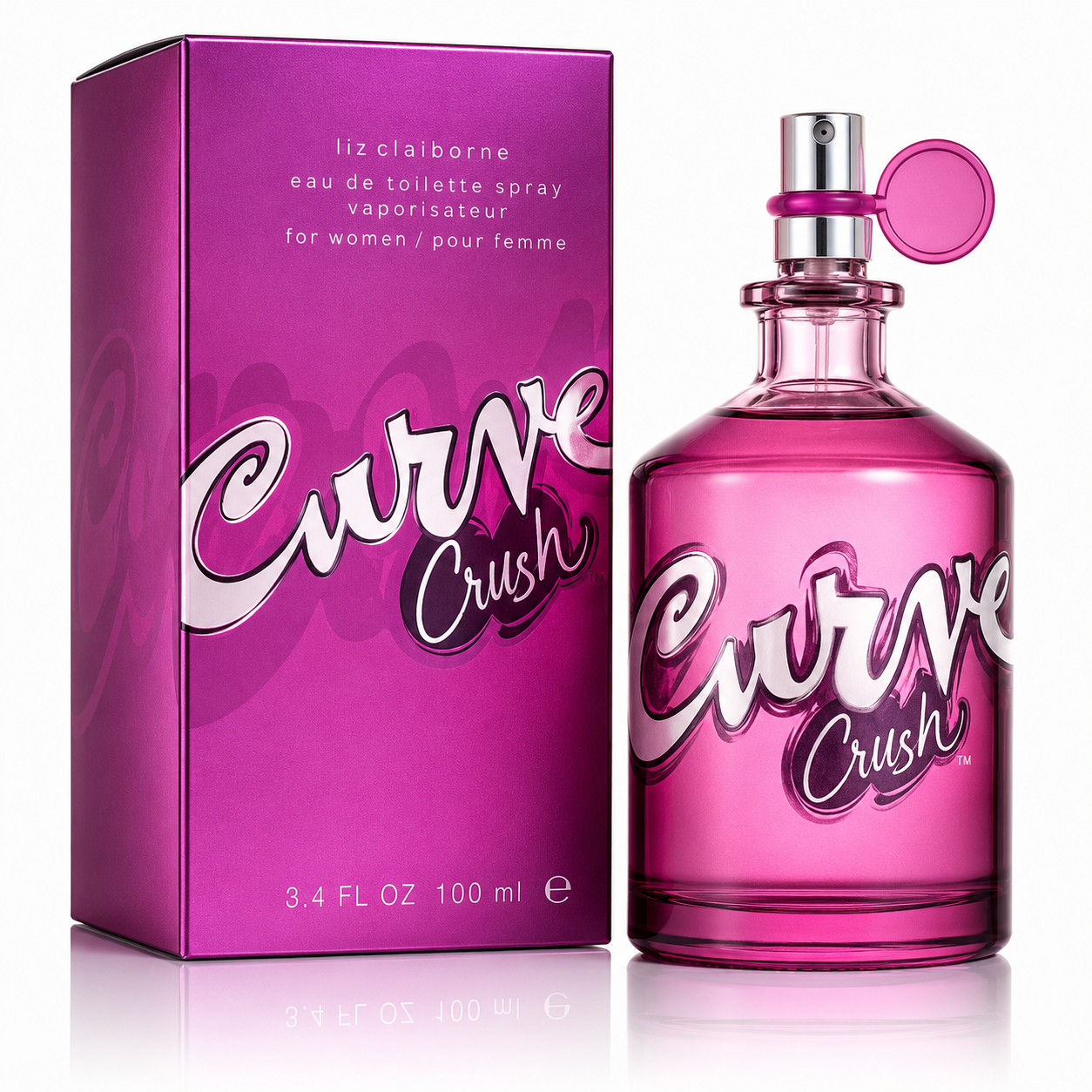 Liz Claiborne Curve Crush EDT for Women 3.4 Oz