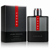 Luna Rossa Carbon by Prada Eau de Toilette Spray for Men 3.4 Oz