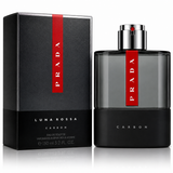 Luna Rossa Carbon by Prada Eau de Toilette Spray for Men 5.2 Oz