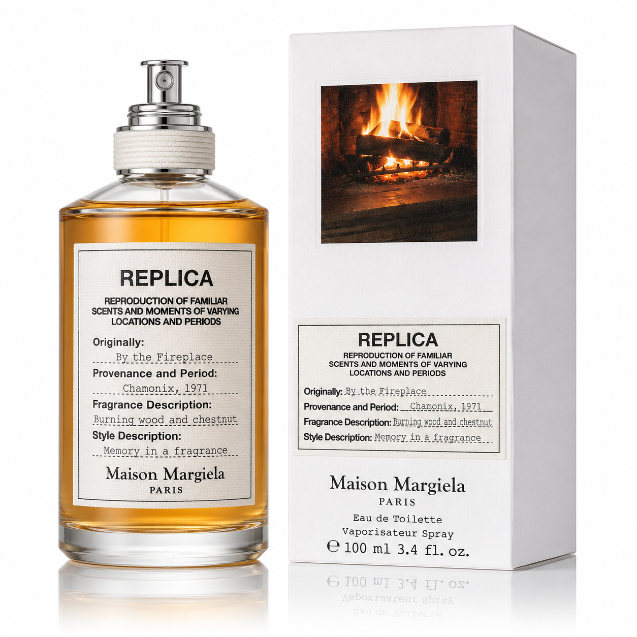 Maison Margiela Replica By the Fireplace EDT Unisex 3.4 Oz