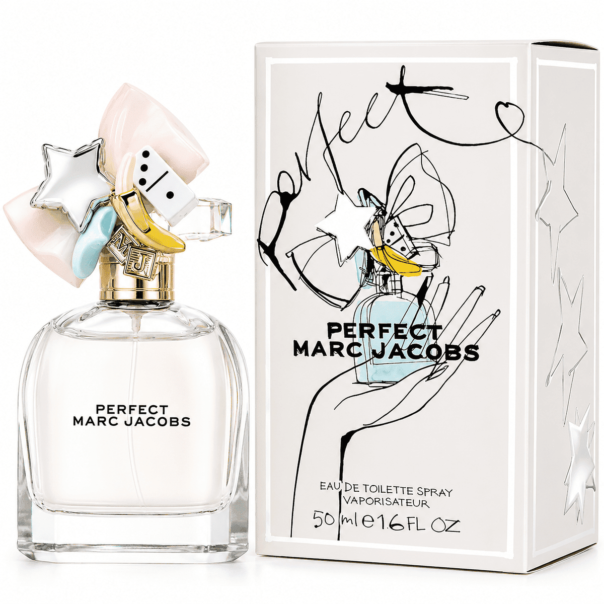 Marc Jacobs Perfect Eau de Toilette Spray for Women 1.6 Oz