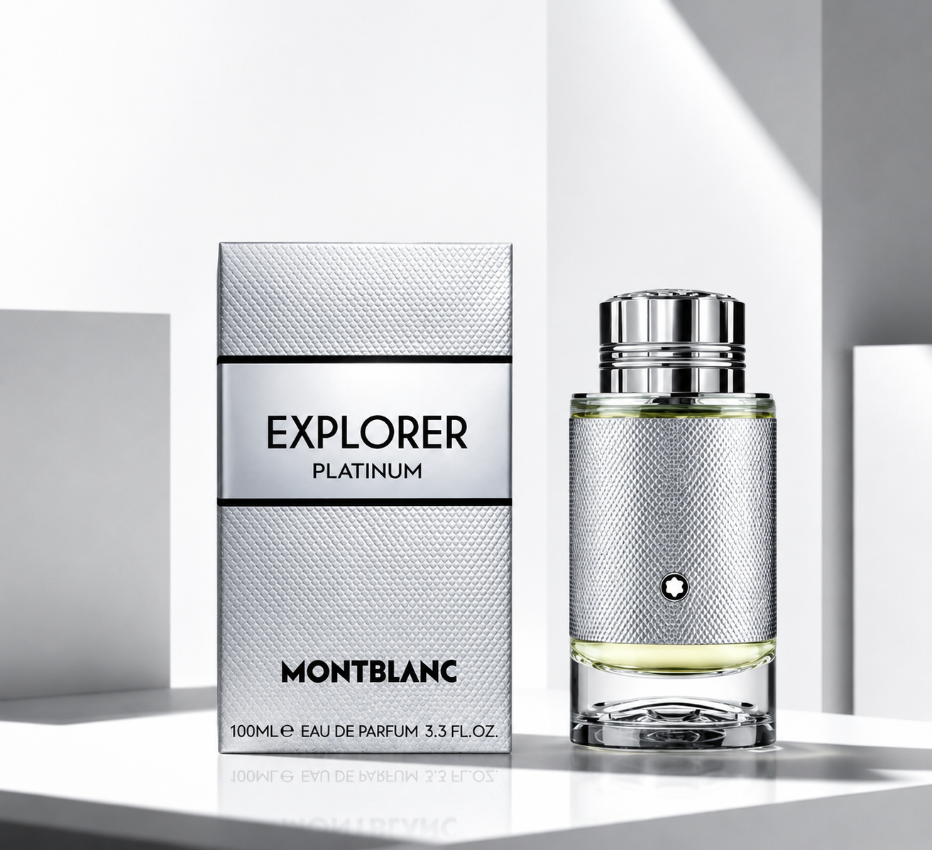 Montblanc Explorer Platinum perfume bottle 