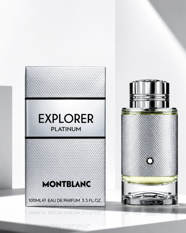 Montblanc Explorer Platinum perfume bottle 