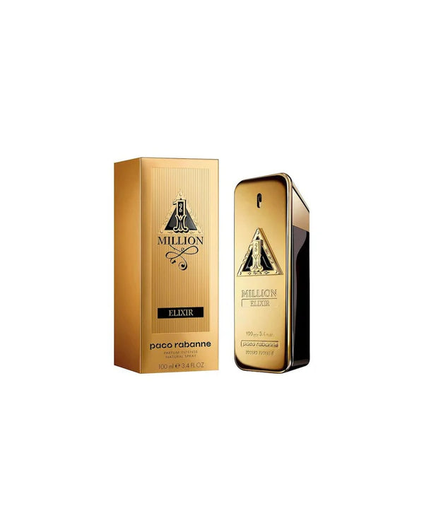 One Million Elixir by Paco Rabanne Parfum Intense for Men 3.4 Oz – Rich Spicy Amber Luxury Cologne