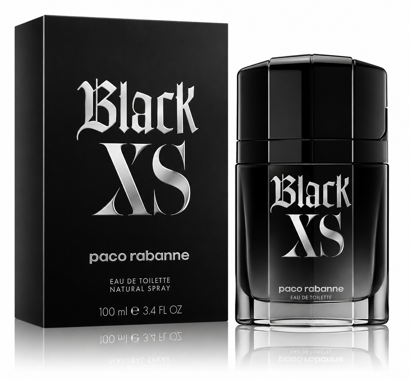 Paco Rabanne Black XS EDT for Men 3.4 Oz