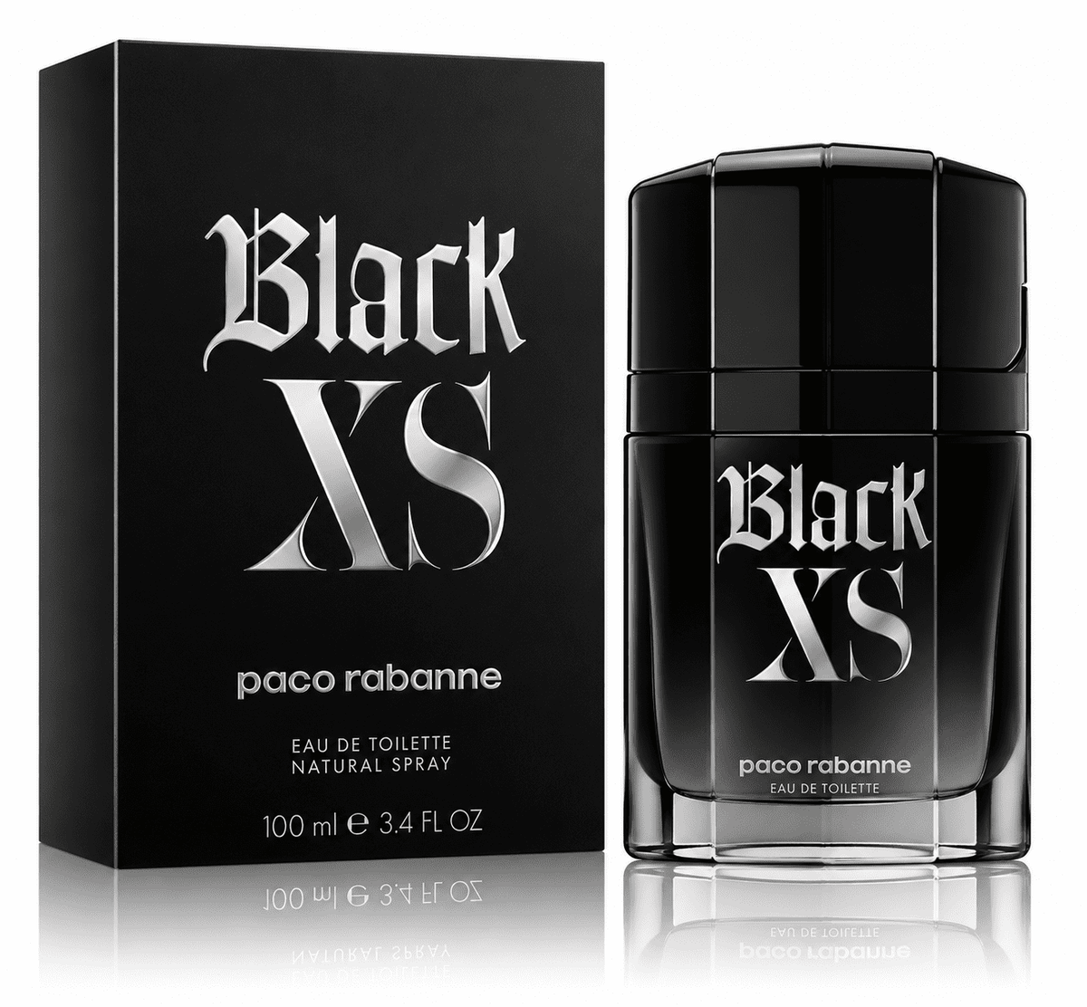 Paco Rabanne Black XS EDT for Men 3.4 Oz
