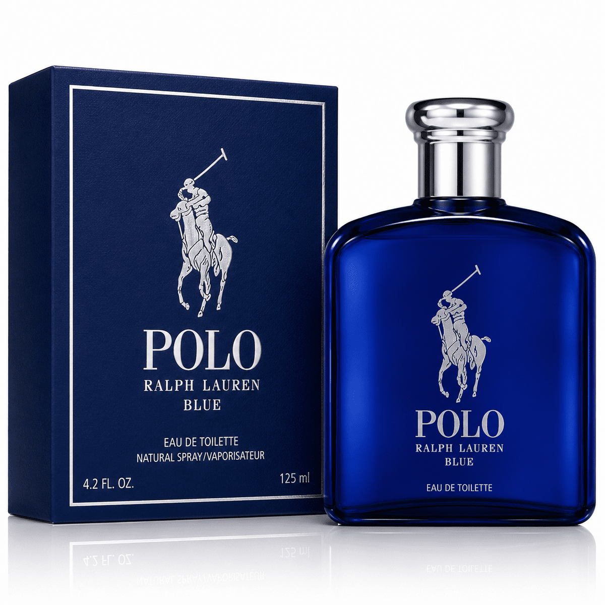 Polo Blue by Ralph Lauren Eau de Toilette Spray for Men 4.2 Oz
