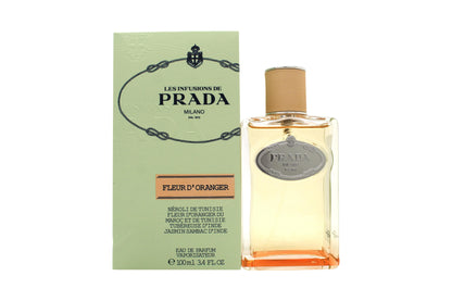 Les Infusions de Fleur d’Oranger by Prada Eau de Parfum for Women 3.4 Oz – Fresh Orange Blossom Luxury Perfume