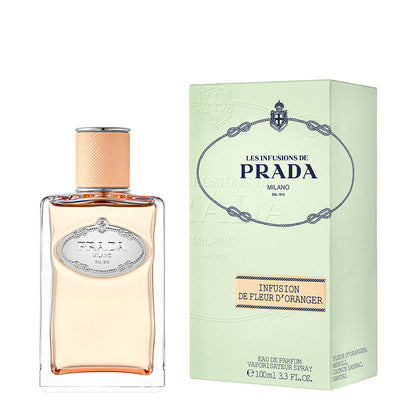 Les Infusions de Fleur d’Oranger by Prada Eau de Parfum for Women 3.4 Oz – Fresh Orange Blossom Luxury Perfume