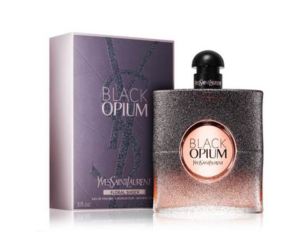 Yves Saint Laurent Black Opium Floral Shock Eau de Parfum 3.0 Oz / 90ml for Women – Fresh Floral Gourmand Fragrance