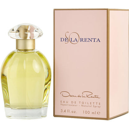 So de la Renta Eau de Toilette Spray for Women 3.4 Oz – Fresh Floral Fruity Classic Perfume