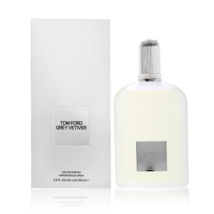 Grey Vetiver by Tom Ford Eau de Parfum Spray for Men 3.4 Oz – Clean Woody Citrus Luxury Cologne