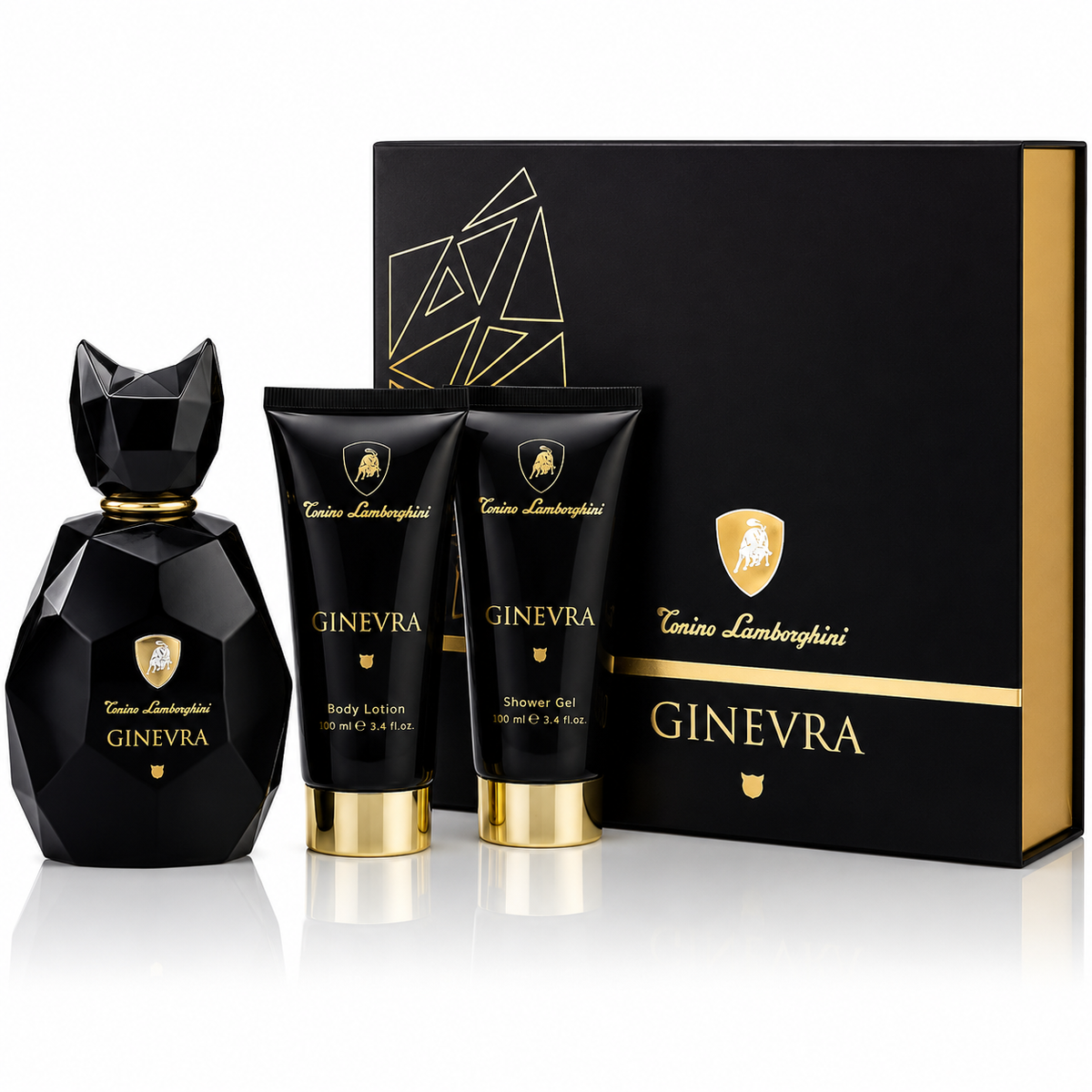 Tonino Lamborghini Ginevra Black Panther 3.4 Oz EDP 