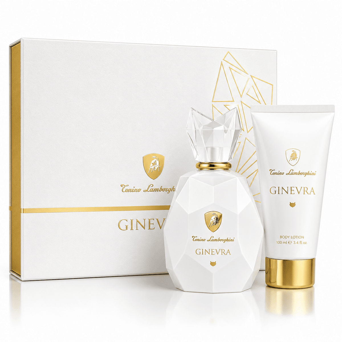 Tonino Lamborghini Ginevra White Eau de Parfum Gift Set