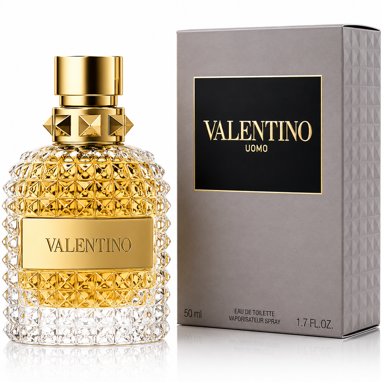 Valentino Uomo Eau de Toilette Spray for Men 1.7 Oz 