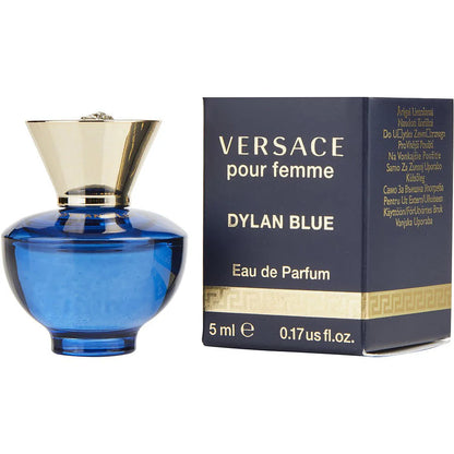 Versace Dylan Blue Eau de Parfum Mini for Men – 0.17 fl oz