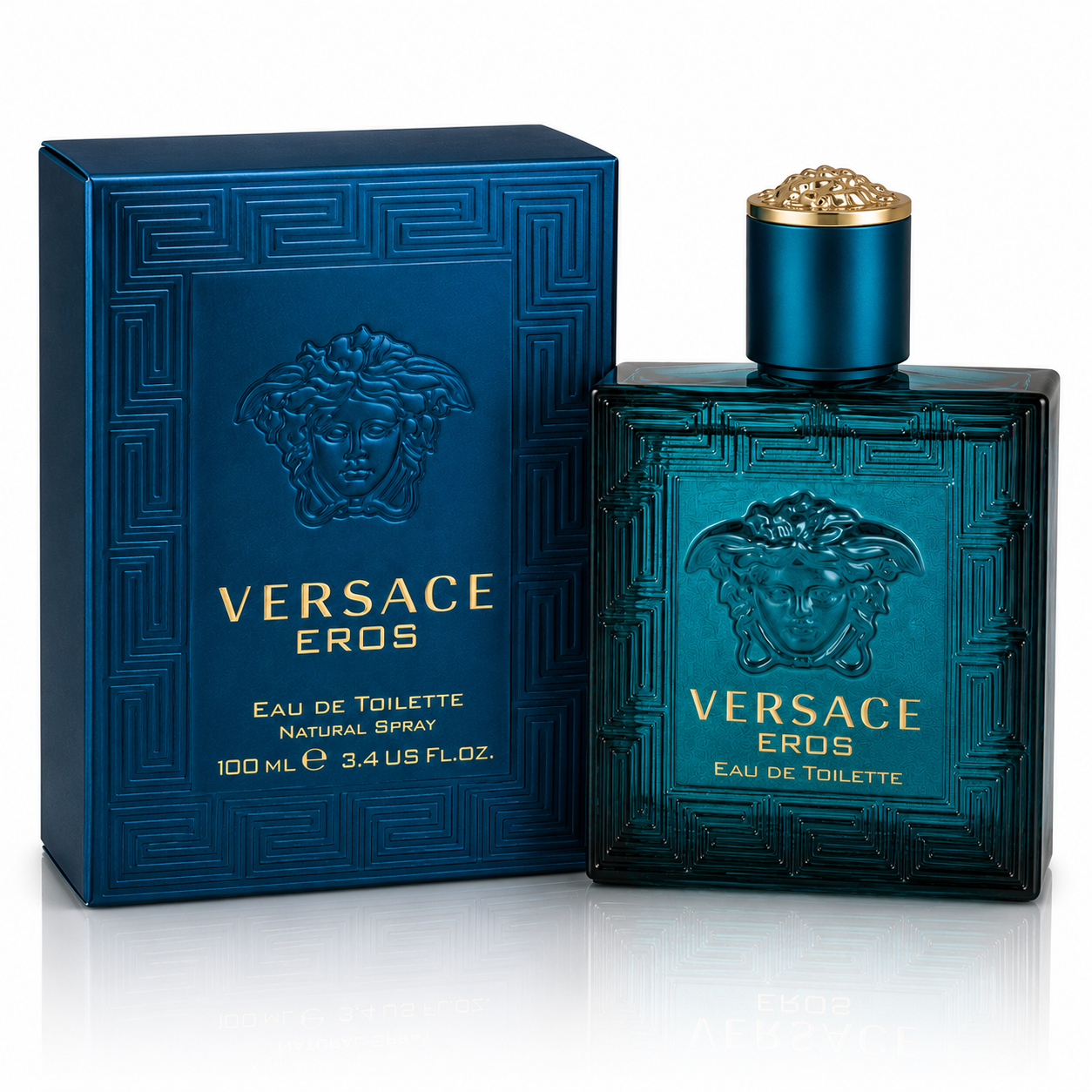 Versace Eros Eau de Toilette Mini for Men – Fresh Minty Woody Fragrance