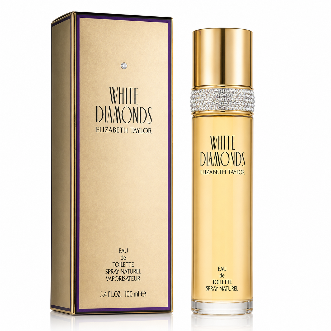 White Diamonds by Elizabeth Taylor Eau de Toilette Spray for Women 3.4 Oz 