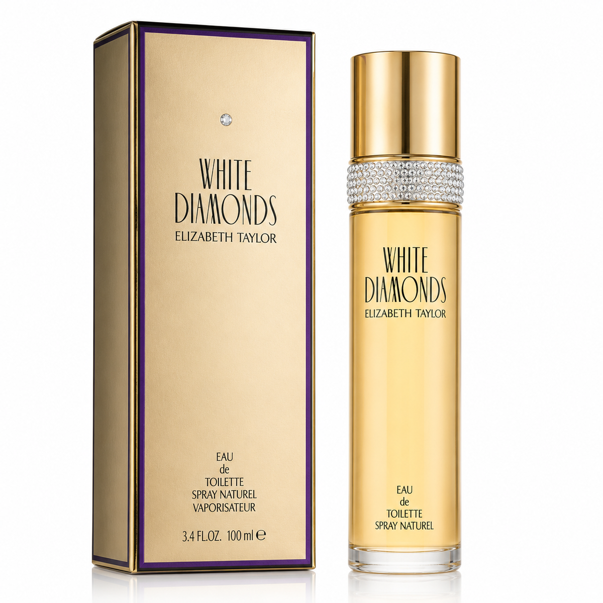 White Diamonds by Elizabeth Taylor Eau de Toilette Spray for Women 3.4 Oz 