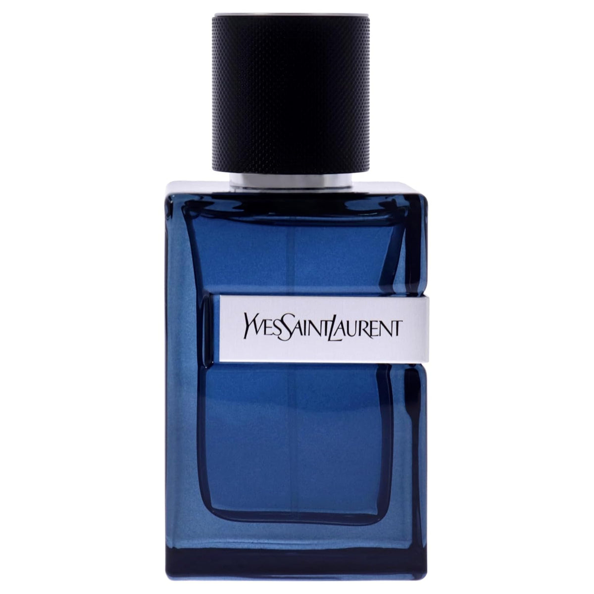 Blue Yves Saint Laurent perfume bottle 