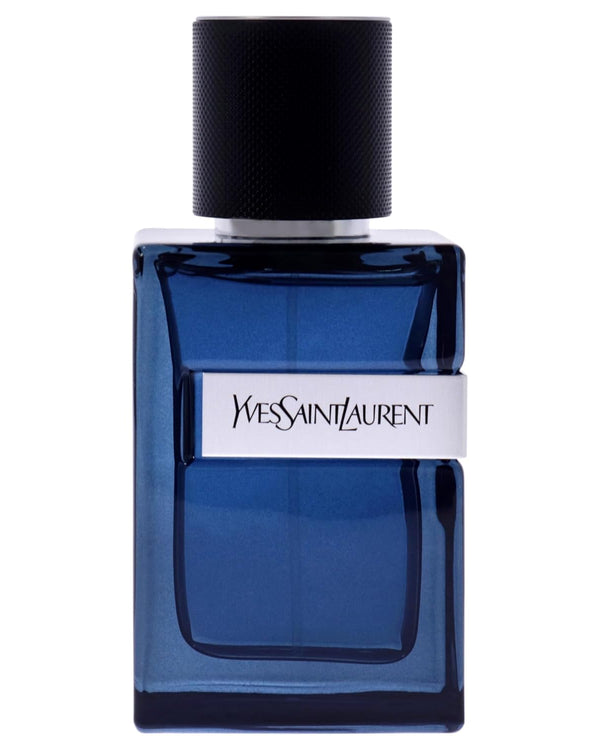 Blue Yves Saint Laurent perfume bottle 