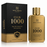 Royal Mirage Club 1000 Eau de Toilette Spray 100ml – Unisex Woody Aromatic Fragrance