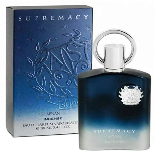 Afnan Supremacy Incense Eau de Parfum 3.4 oz for men – authentic smoky oud oriental perfume USA