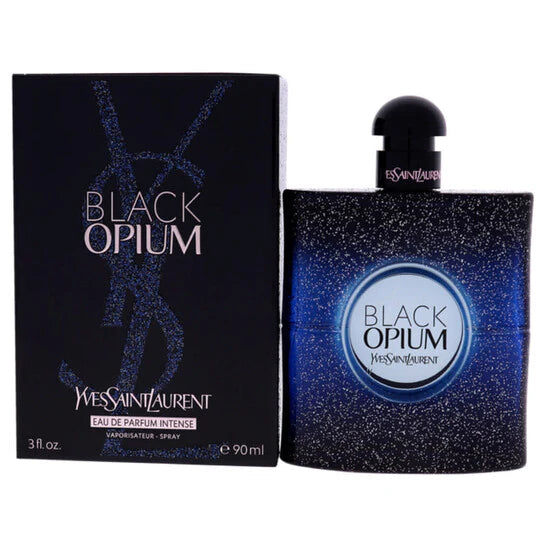 Yves Saint Laurent Black Opium Intense Eau de Parfum 3.0 Oz / 90ml for Women – Deep Vanilla Coffee Amber Fragrance