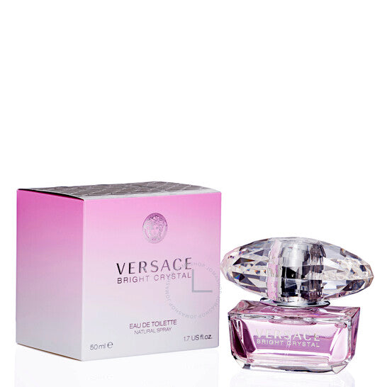 Versace Bright Crystal Eau de Toilette 3 Oz / 90ml for Women – Fresh Floral Fruity Fragrance