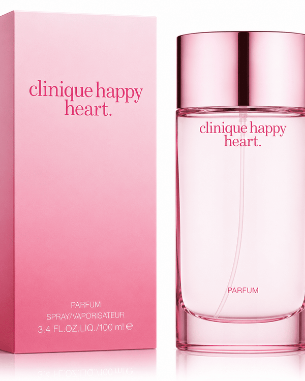 Clinique Happy Heart Perfume Spray for Women 3.4 Oz / 100ml – Floral Woody Fragrance