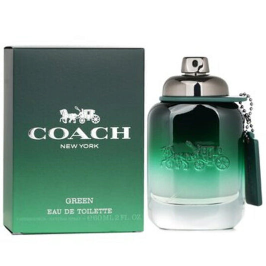 Coach Green Eau de Toilette EDT Spray 3.3 oz 100 ml for Men | Fresh Aromatic Fragrance