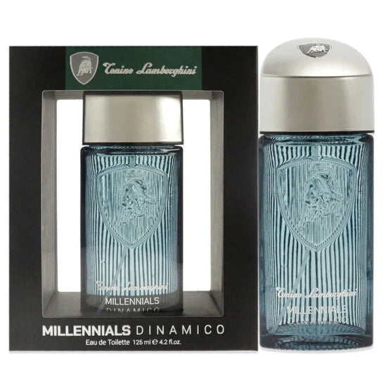Millennials Dinamico by Tonino Lamborghini Eau de Toilette Spray for Men 125 ml – Fresh Spicy Modern Cologne