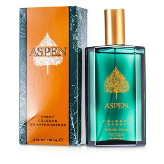 Coty Aspen Eau de Cologne for Men 4.0 oz – authentic fresh woody aromatic fragrance
