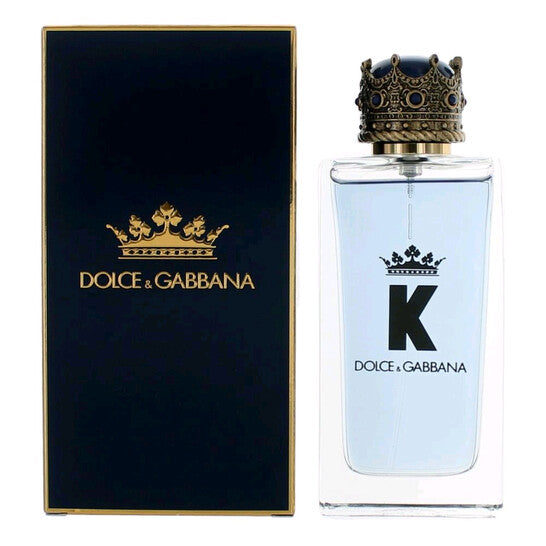 Dolce & Gabbana K Eau de Toilette EDT Spray 6.7 oz 200 ml for Men | Fresh Woody Aromatic Fragrance