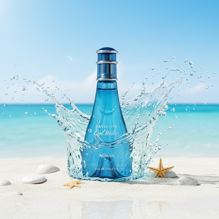 Davidoff Cool Water Eau De Toilette For Women | Fresh Floral Aquatic Fragrance