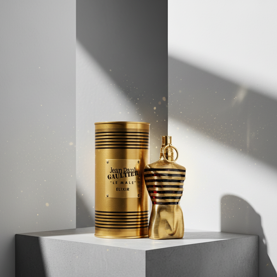 Jean Paul Gaultier Le Male Elixir Eau De Parfum for Men amber fougere intense fragrance