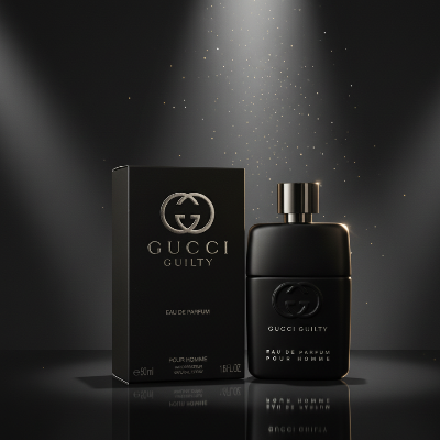 Gucci Guilty Eau De Parfum for Men 1.6 oz | Woody Aromatic Luxury Fragrance