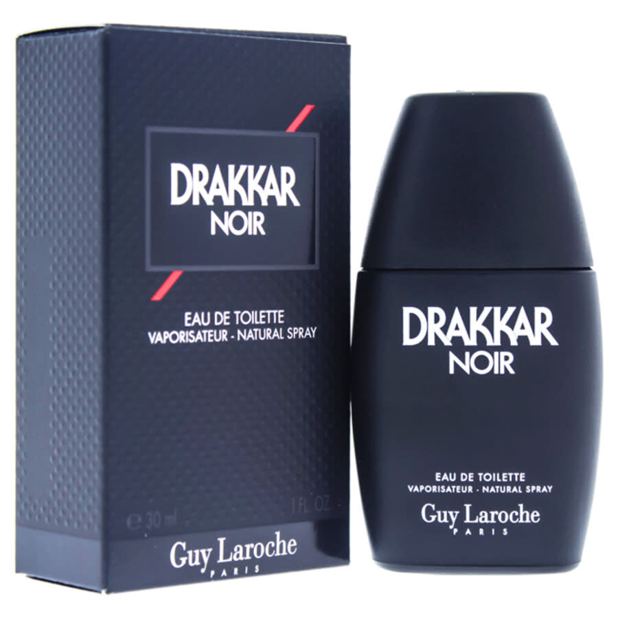 Guy Laroche Drakkar Noir Eau de Toilette EDT Spray 3.4 oz 100 ml for Men | Classic Aromatic Fougere Fragrance