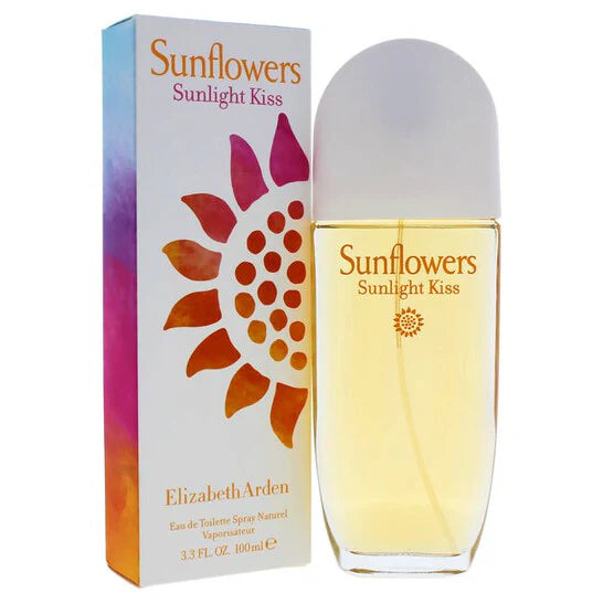 Elizabeth Arden Sunflowers Sunlight Kiss Eau de Toilette EDT Spray 3.4 oz 100 ml for Women | Fresh Floral Fruity Fragrance